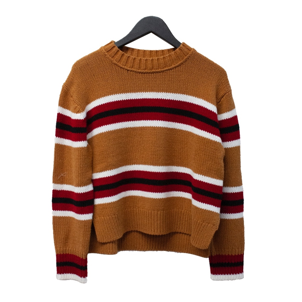 360 CASHMERE RORY CARAMEL SWEATER, MULTICOLOR